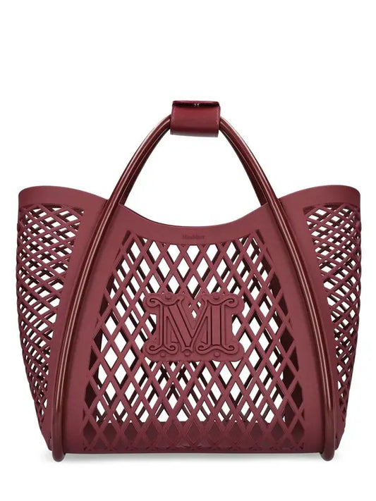 MAX MARA MARINY TOTE BAG BORDEAUX