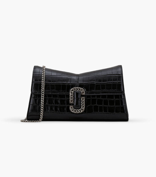 MARC JACOB THE CROC EMBOSSED CLUTCH